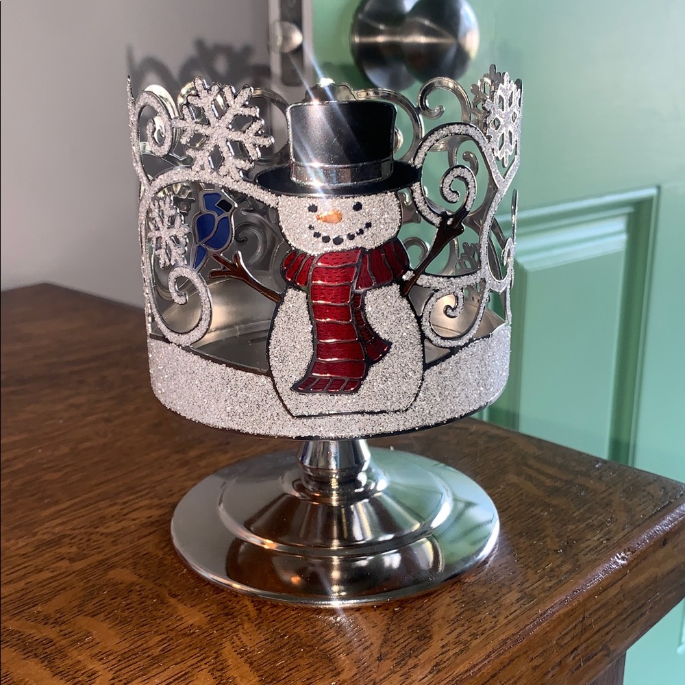 Bath & Body Works Snowman Candle Holder